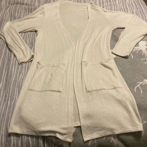 Zyia cardigan size xs but fits more like a small ( cream colour) $35